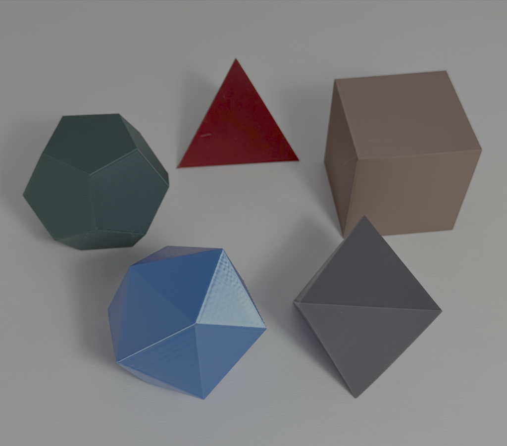 Kit Sólidos Platónicos