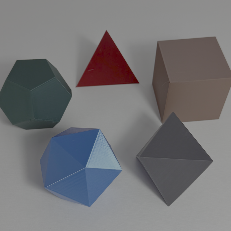 Kit Sólidos Platónicos