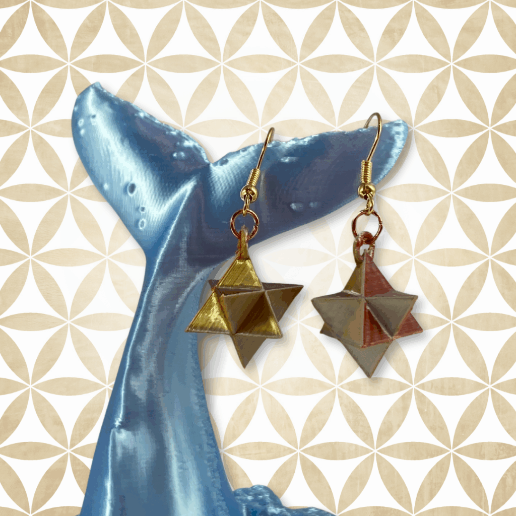 Aretes Estrella Tetraédrica