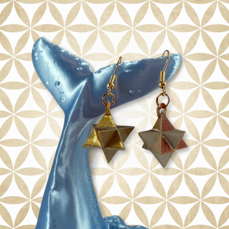 Aretes Estrella Tetraédrica