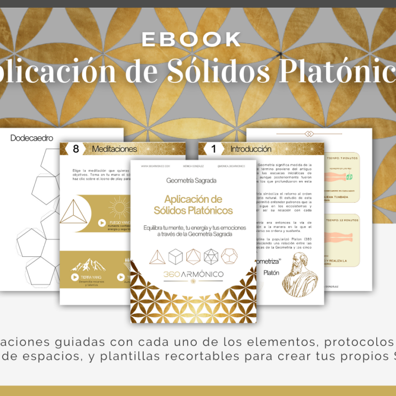 EBOOK: Aplicación de Sólidos Platónicos